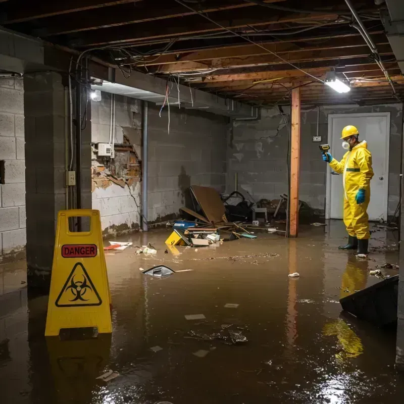 Flooded Basement Electrical Hazard in Teller County, CO Property